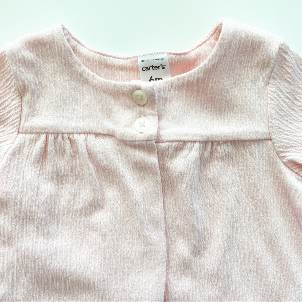 Carter’s Pink + White Button Cardigans - Picture 3 of 12